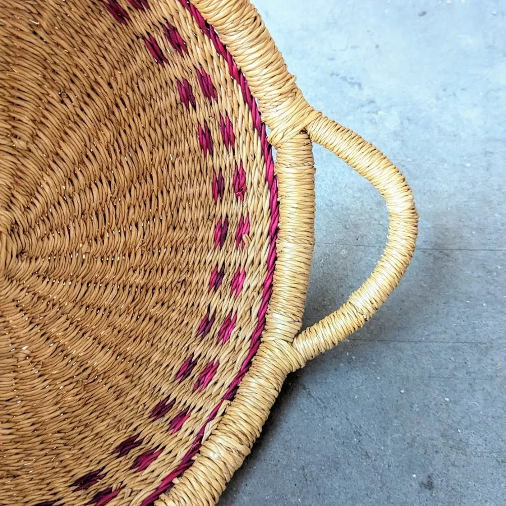 Vintage woven wicker